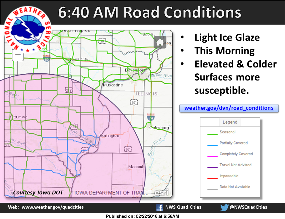 NWS: Road conditions